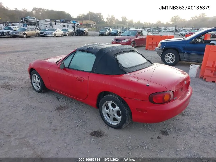 1999 Mazda Mx-5 Miata VIN: JM1NB3537X0136379 Lot: 40653794