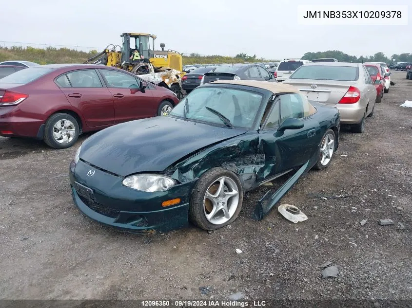 2001 Mazda Mx-5 Miata VIN: JM1NB353X10209378 Lot: 12096350