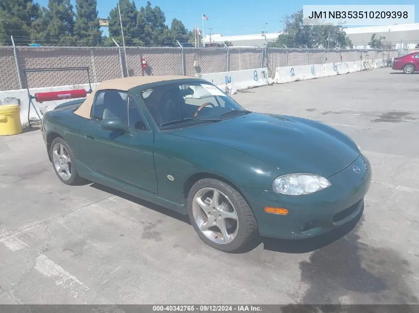 JM1NB353510209398 2001 Mazda Mx-5 Miata Ls/Special Edition