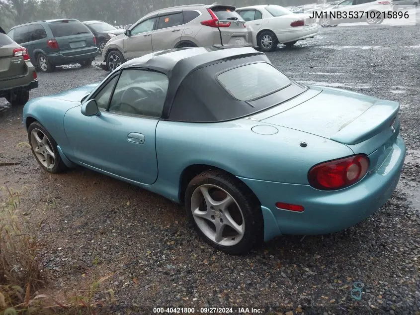 2001 Mazda Mx-5 Miata Ls/Special Edition VIN: JM1NB353710215896 Lot: 40421800