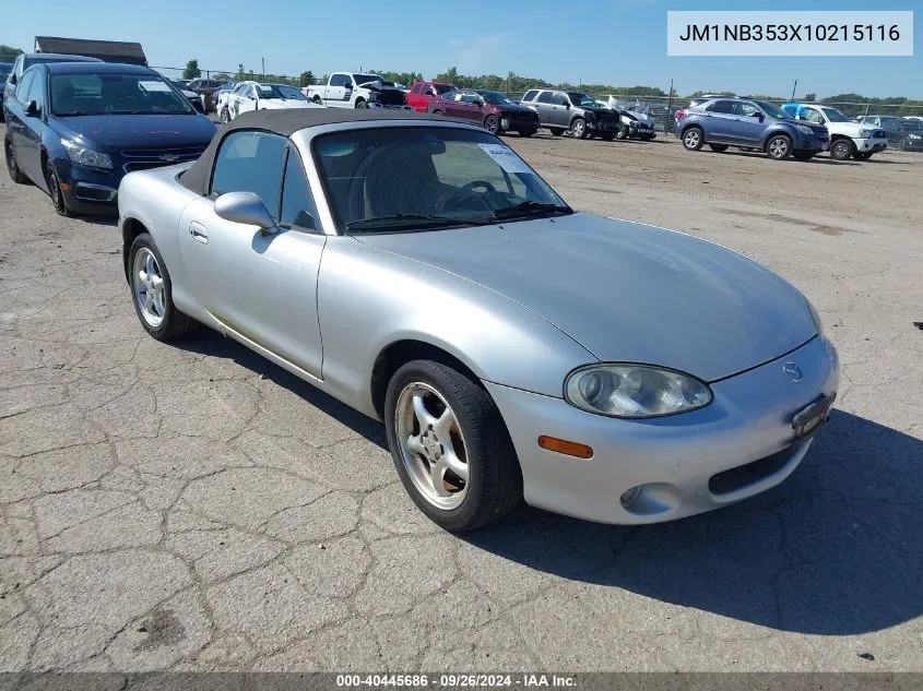 2001 Mazda Mx-5 Miata Ls/Special Edition VIN: JM1NB353X10215116 Lot: 40445686