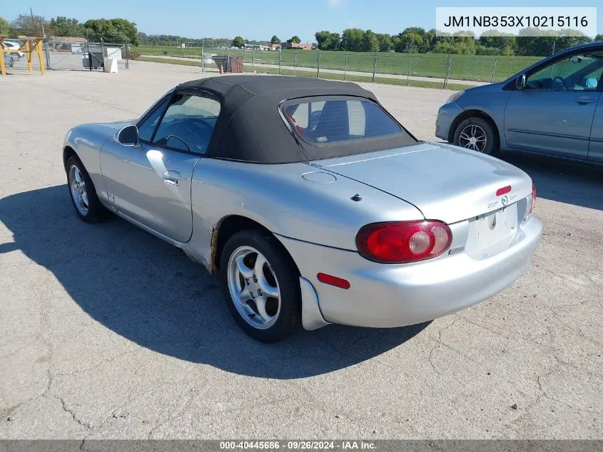 2001 Mazda Mx-5 Miata Ls/Special Edition VIN: JM1NB353X10215116 Lot: 40445686