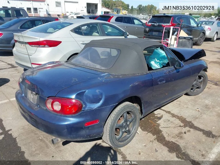 2001 Mazda Mx-5 Miata Ls/Special Edition VIN: JM1NB353610202928 Lot: 40595002