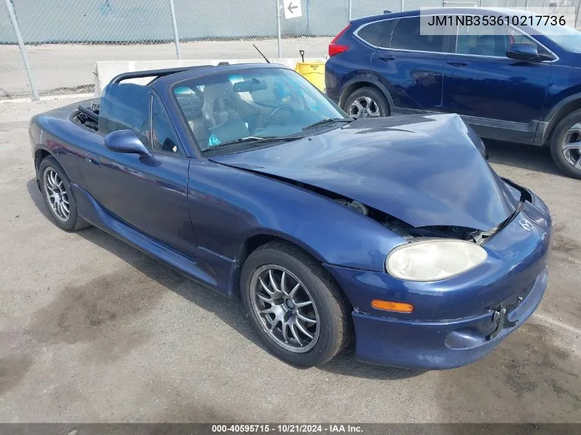 2001 Mazda Mx-5 Miata Ls/Special Edition VIN: JM1NB353610217736 Lot: 40595715