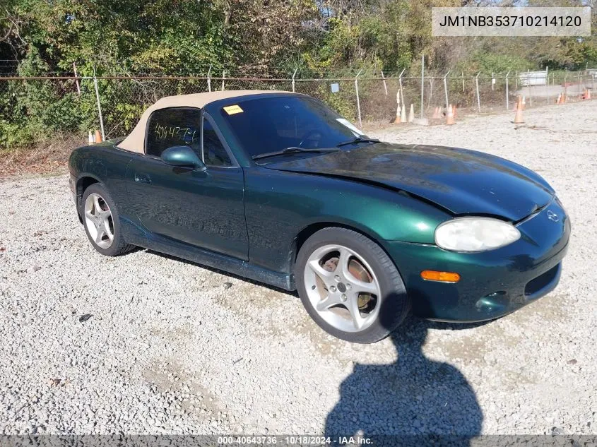 2001 Mazda Mx-5 Miata Ls/Special Edition VIN: JM1NB353710214120 Lot: 40643736