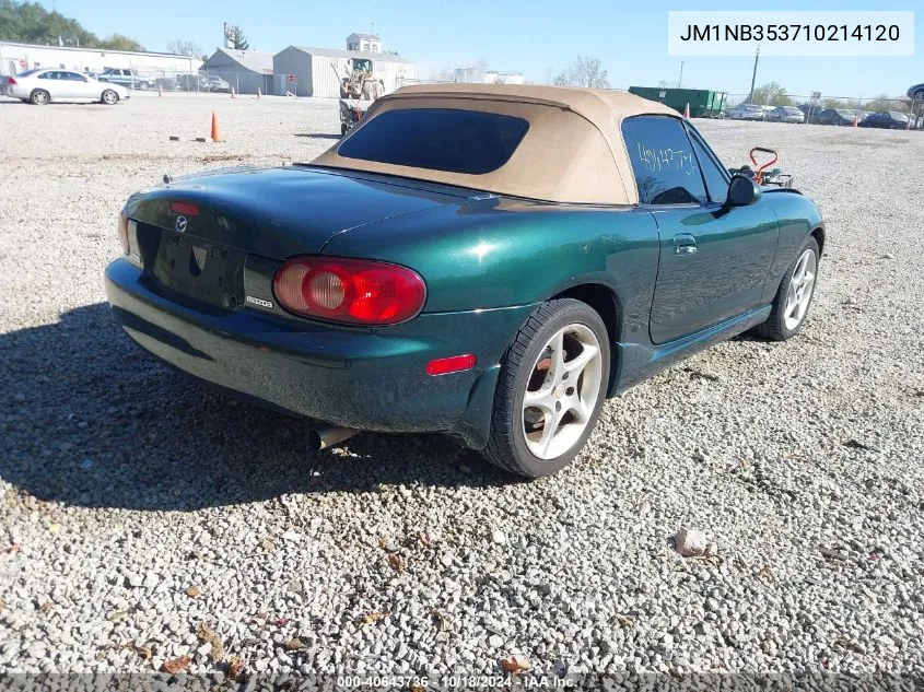 2001 Mazda Mx-5 Miata Ls/Special Edition VIN: JM1NB353710214120 Lot: 40643736