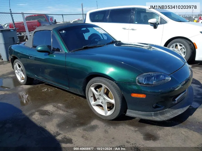 2001 Mazda Mx-5 Miata Ls/Special Edition VIN: JM1NB353410203978 Lot: 40658977