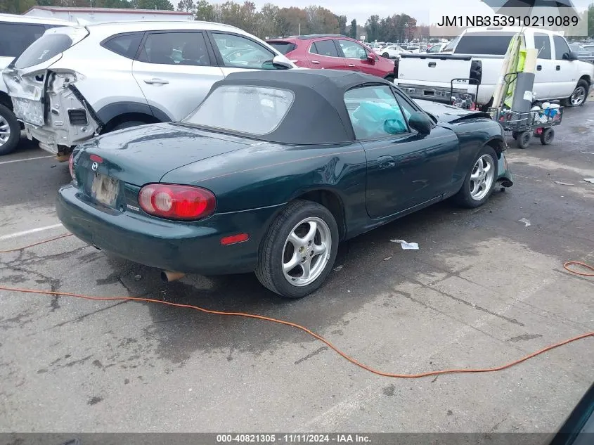 2001 Mazda Mx-5 Miata Ls/Special Edition VIN: JM1NB353910219089 Lot: 40821305