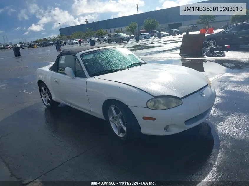 2001 Mazda Mx-5 Miata Ls/Special Edition VIN: JM1NB353010203010 Lot: 40841968