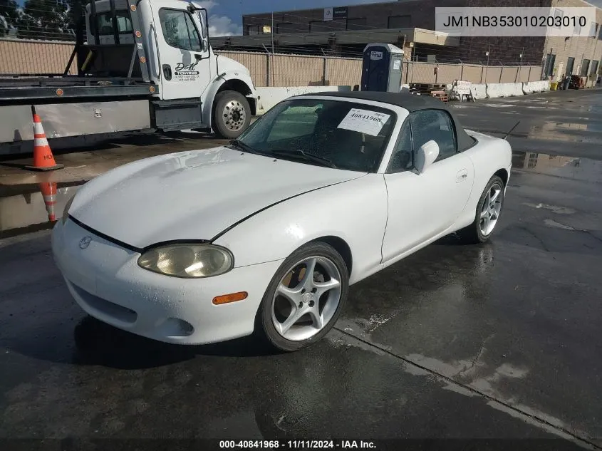 2001 Mazda Mx-5 Miata Ls/Special Edition VIN: JM1NB353010203010 Lot: 40841968