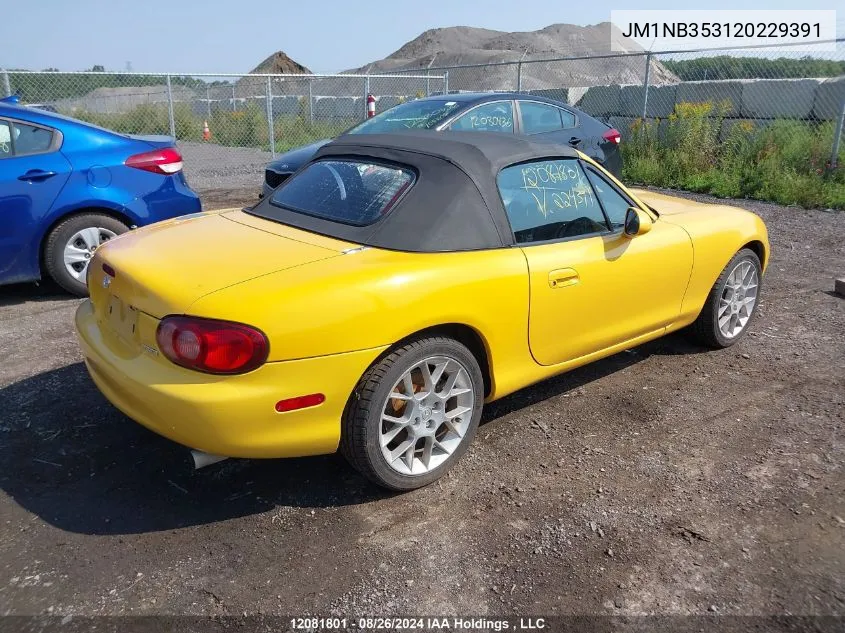 JM1NB353120229391 2002 Mazda Mx-5 Miata Ls