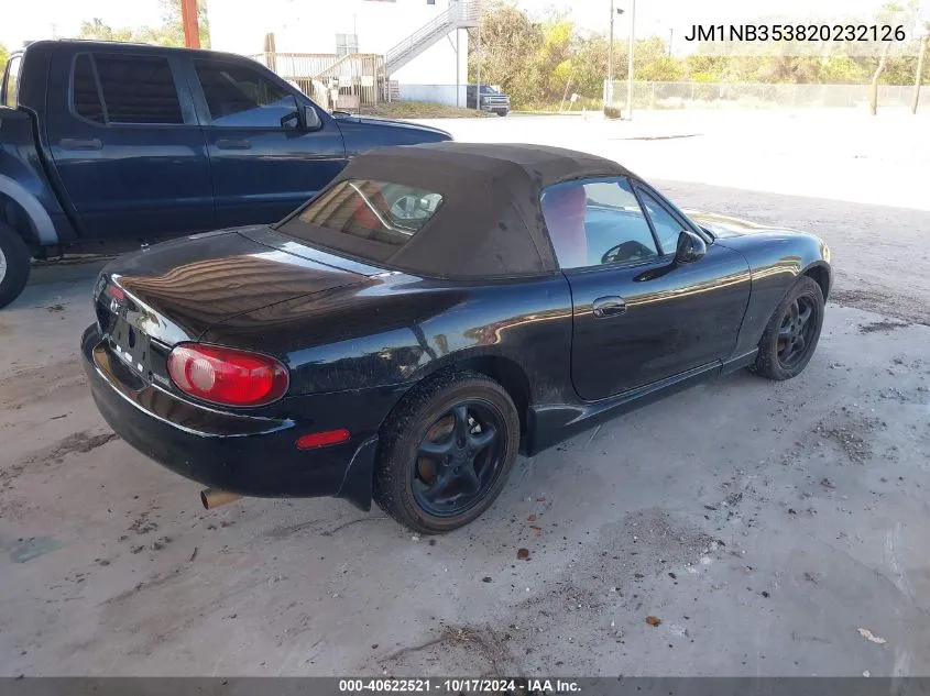 2002 Mazda Mx-5 Miata Cloth/Ls/Se VIN: JM1NB353820232126 Lot: 40622521