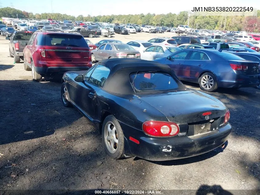 2002 Mazda Mx-5 Miata Cloth/Ls/Se VIN: JM1NB353820222549 Lot: 40656857