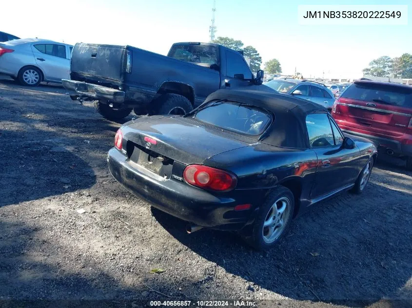 2002 Mazda Mx-5 Miata Cloth/Ls/Se VIN: JM1NB353820222549 Lot: 40656857