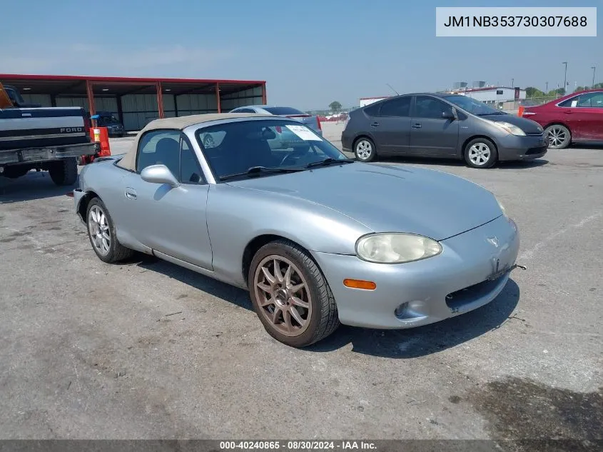 2003 Mazda Mx-5 Miata Cloth/Ls/Se/Shinsen VIN: JM1NB353730307688 Lot: 40240865