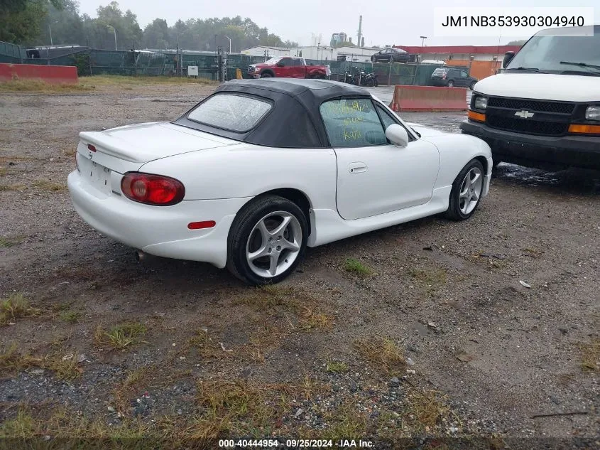 2003 Mazda Mx-5 Miata Cloth/Ls/Se/Shinsen VIN: JM1NB353930304940 Lot: 40444954