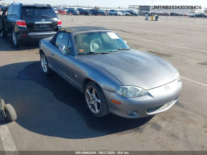 2003 Mazda Mx-5 Miata Cloth/Ls/Se/Shinsen VIN: JM1NB353430308426 Lot: 40462434