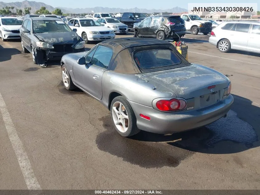 2003 Mazda Mx-5 Miata Cloth/Ls/Se/Shinsen VIN: JM1NB353430308426 Lot: 40462434