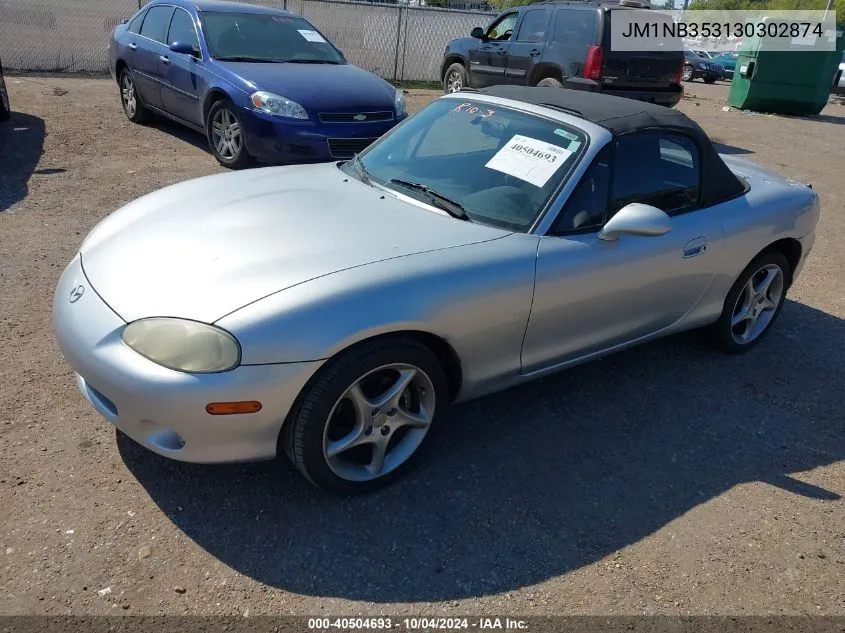 2003 Mazda Mx-5 Miata Cloth/Ls/Se/Shinsen VIN: JM1NB353130302874 Lot: 40504693