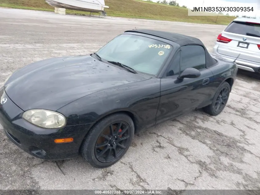 2003 Mazda Mx-5 Miata Ls VIN: JM1NB353X30309354 Lot: 40537388