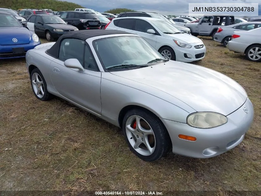 2003 Mazda Mx-5 Miata Cloth/Ls/Se/Shinsen VIN: JM1NB353730304788 Lot: 40540164