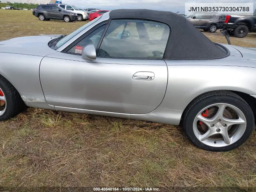 2003 Mazda Mx-5 Miata Cloth/Ls/Se/Shinsen VIN: JM1NB353730304788 Lot: 40540164