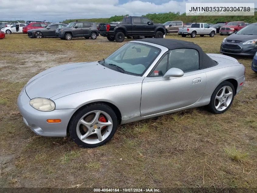 2003 Mazda Mx-5 Miata Cloth/Ls/Se/Shinsen VIN: JM1NB353730304788 Lot: 40540164