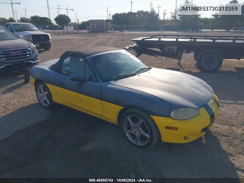 2003 Mazda Mx-5 Miata Cloth/Ls/Se/Shinsen VIN: JM1NB353730313359 Lot: 40555743