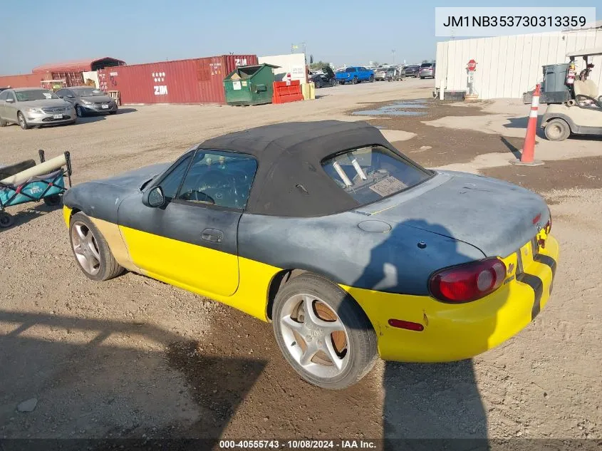 2003 Mazda Mx-5 Miata Cloth/Ls/Se/Shinsen VIN: JM1NB353730313359 Lot: 40555743