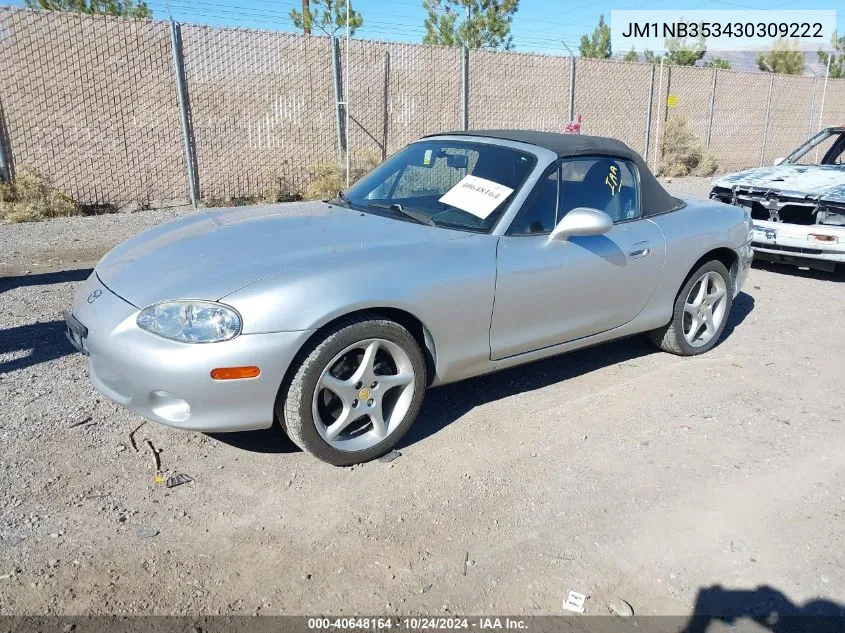 2003 Mazda Mx-5 Miata Cloth/Ls/Se/Shinsen VIN: JM1NB353430309222 Lot: 40648164