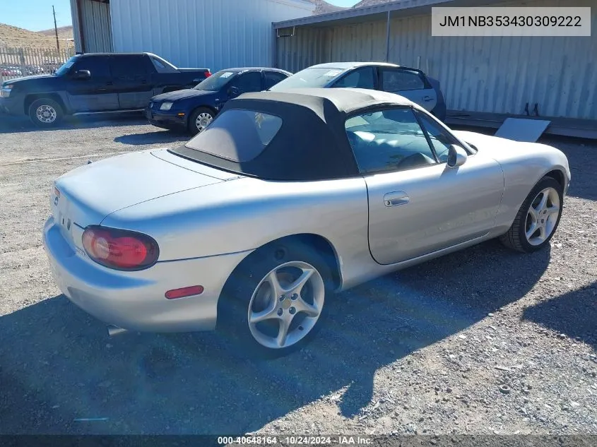 2003 Mazda Mx-5 Miata Cloth/Ls/Se/Shinsen VIN: JM1NB353430309222 Lot: 40648164