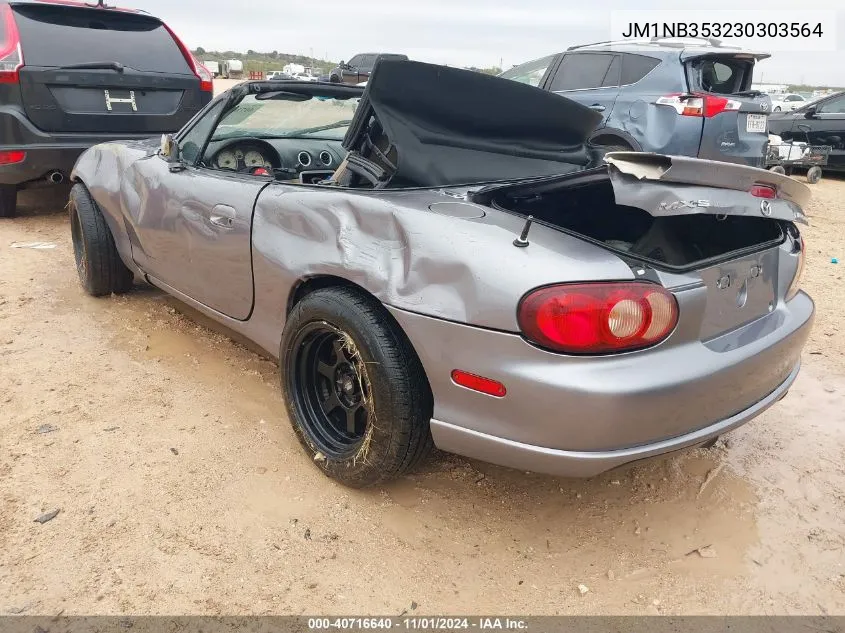 2003 Mazda Mx-5 Miata Cloth/Ls/Se/Shinsen VIN: JM1NB353230303564 Lot: 40716640