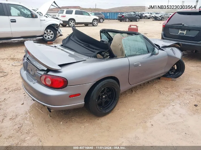 2003 Mazda Mx-5 Miata Cloth/Ls/Se/Shinsen VIN: JM1NB353230303564 Lot: 40716640