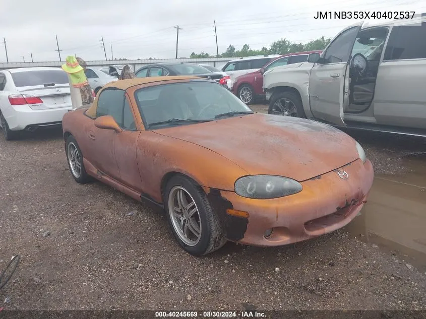 2004 Mazda Mx-5 Miata Ls VIN: JM1NB353X40402537 Lot: 40245669