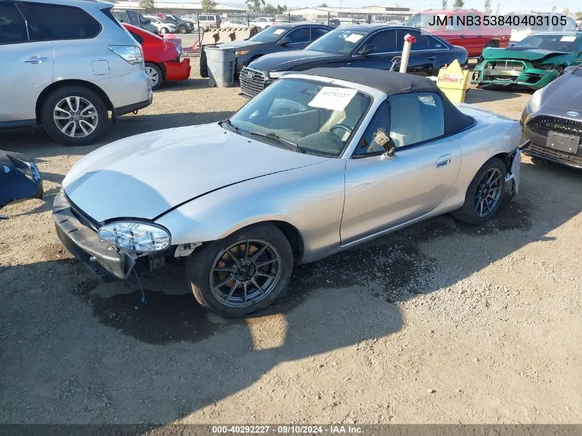 JM1NB353840403105 2004 Mazda Mx-5 Miata Ls