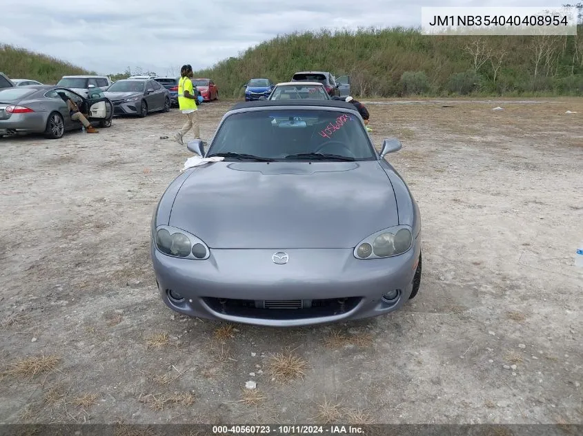 2004 Mazda Mx-5 Miata Speed VIN: JM1NB354040408954 Lot: 40560723