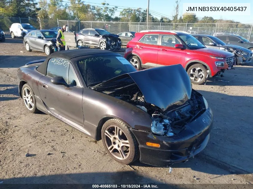 2004 Mazda Mx-5 Miata Ls VIN: JM1NB353X40405437 Lot: 40565103