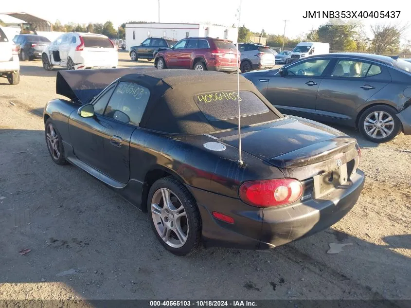 2004 Mazda Mx-5 Miata Ls VIN: JM1NB353X40405437 Lot: 40565103