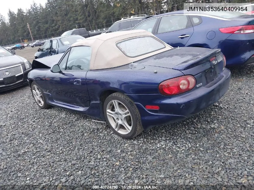 2004 Mazda Mx-5 Miata Ls VIN: JM1NB353640409954 Lot: 40724290