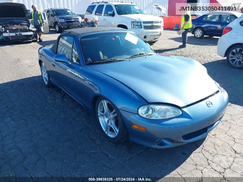 2005 Mazda Mx-5 Miata Cloth VIN: JM1NB353050411491 Lot: 39938325