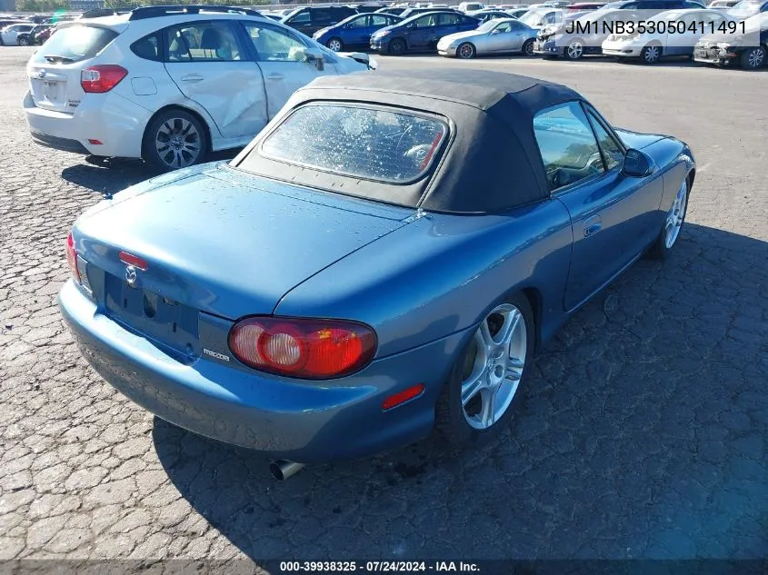 2005 Mazda Mx-5 Miata Cloth VIN: JM1NB353050411491 Lot: 39938325