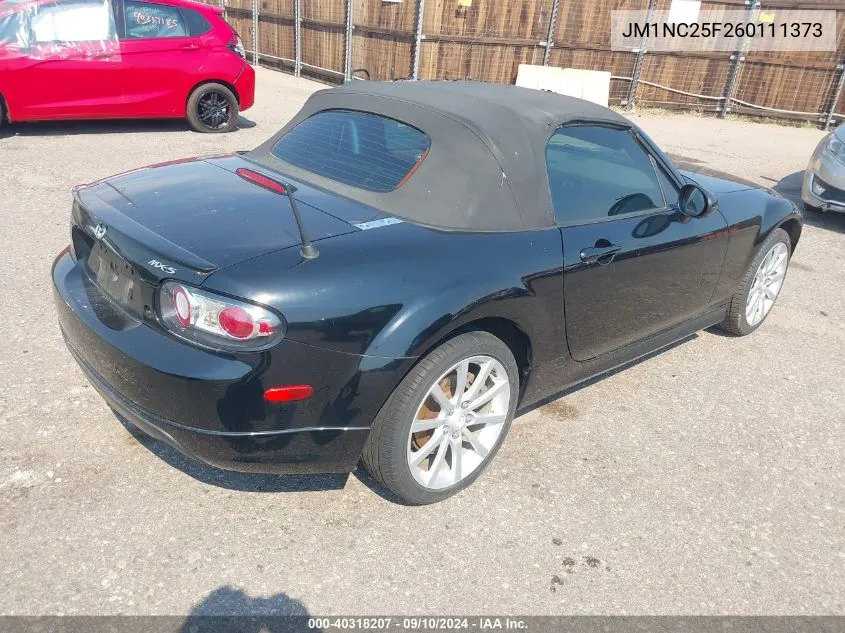 2006 Mazda Mx-5 Sport VIN: JM1NC25F260111373 Lot: 40318207