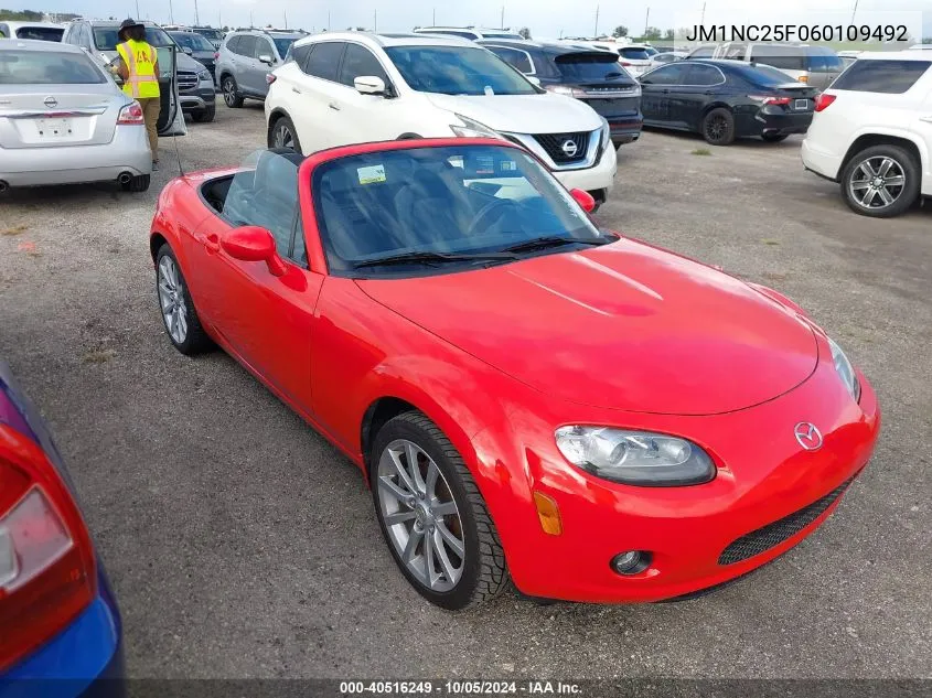 JM1NC25F060109492 2006 Mazda Mx-5 Miata