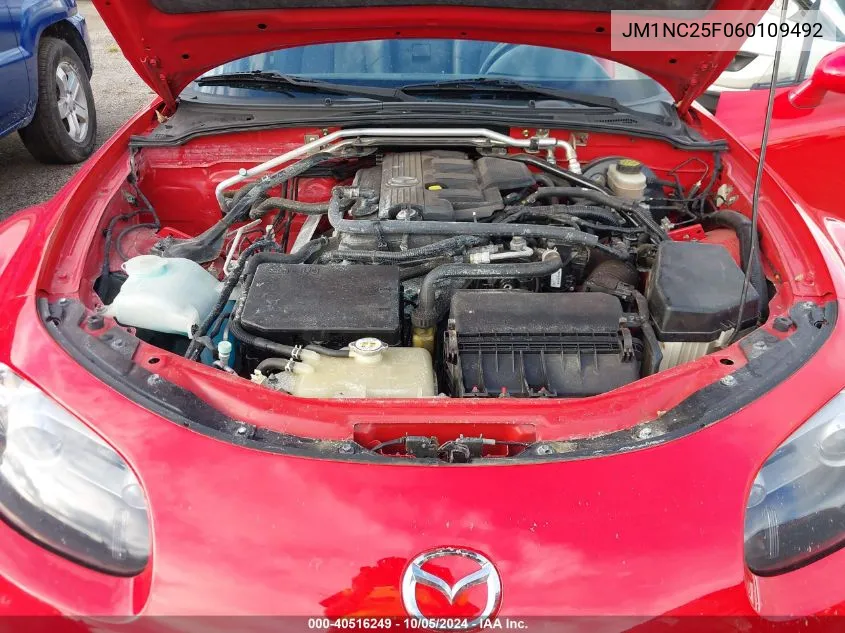 JM1NC25F060109492 2006 Mazda Mx-5 Miata