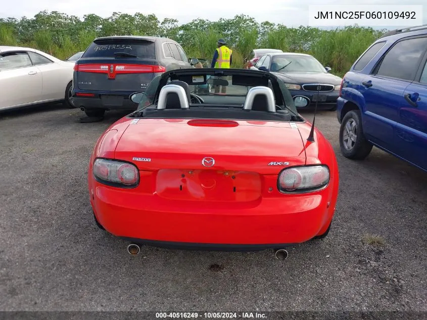 JM1NC25F060109492 2006 Mazda Mx-5 Miata