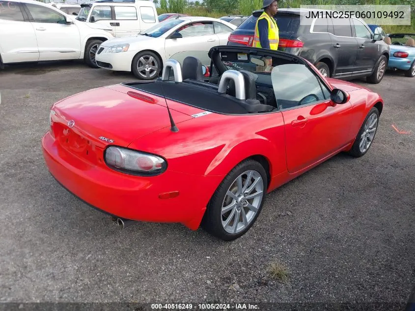 JM1NC25F060109492 2006 Mazda Mx-5 Miata