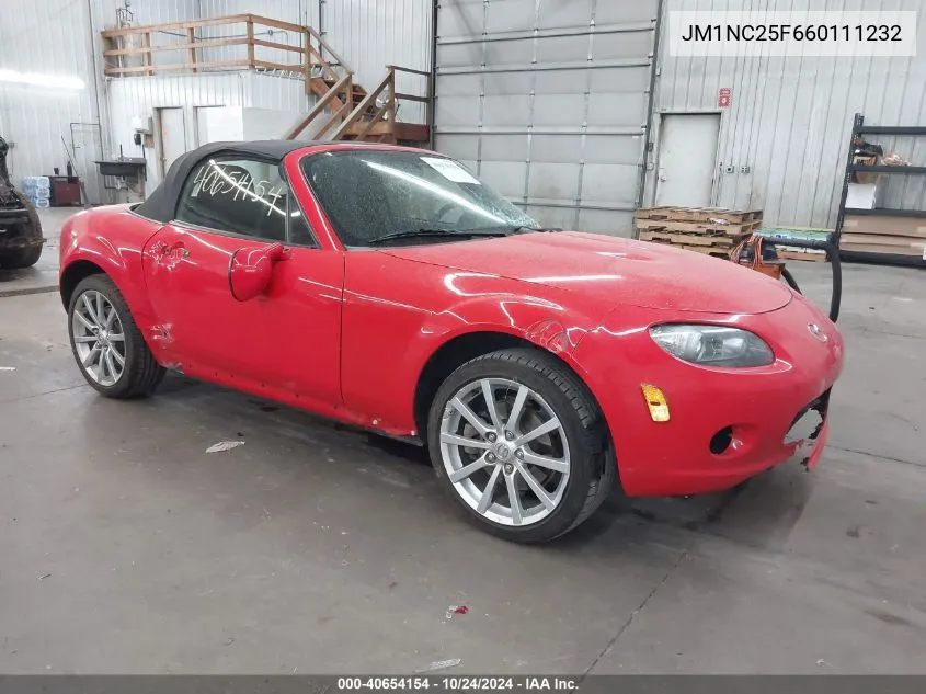 2006 Mazda Mx-5 Miata VIN: JM1NC25F660111232 Lot: 40654154