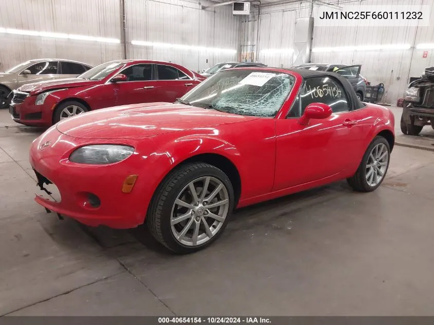 2006 Mazda Mx-5 Miata VIN: JM1NC25F660111232 Lot: 40654154