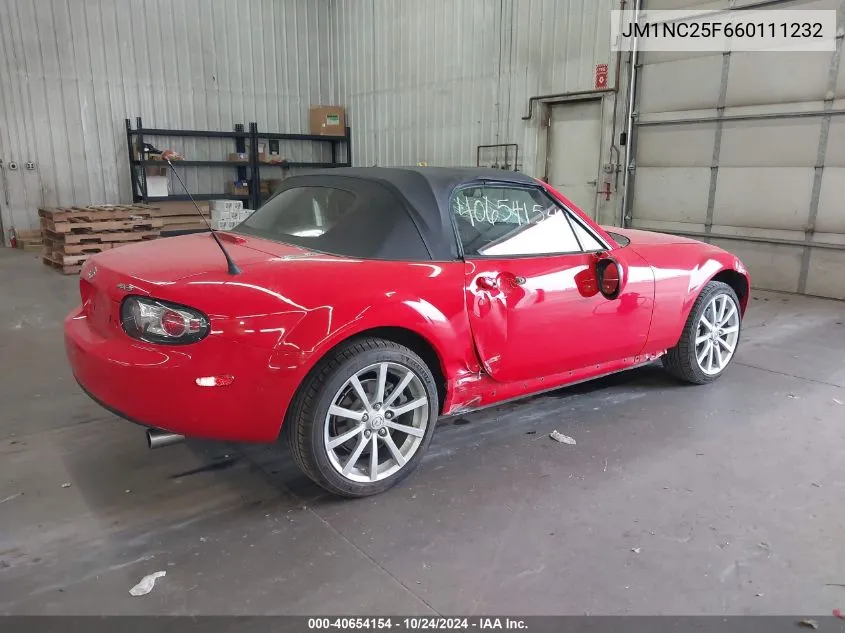 2006 Mazda Mx-5 Miata VIN: JM1NC25F660111232 Lot: 40654154