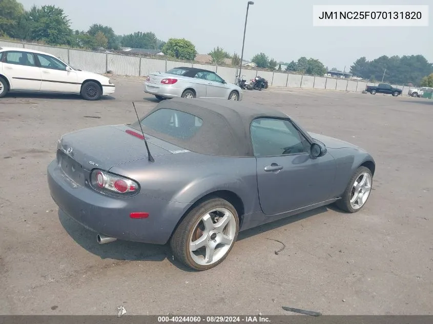 JM1NC25F070131820 2007 Mazda Mx-5 Touring